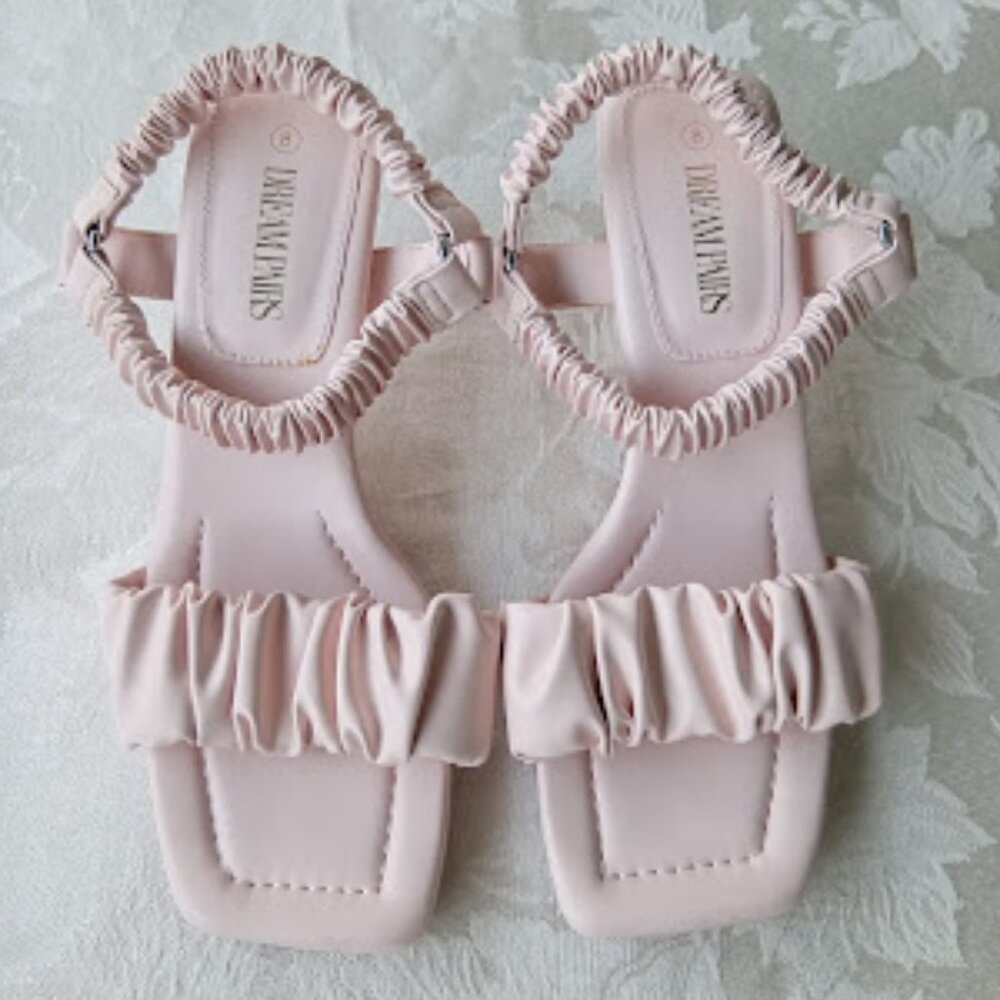 Light Pink Dream Pairs Heeled Sandals